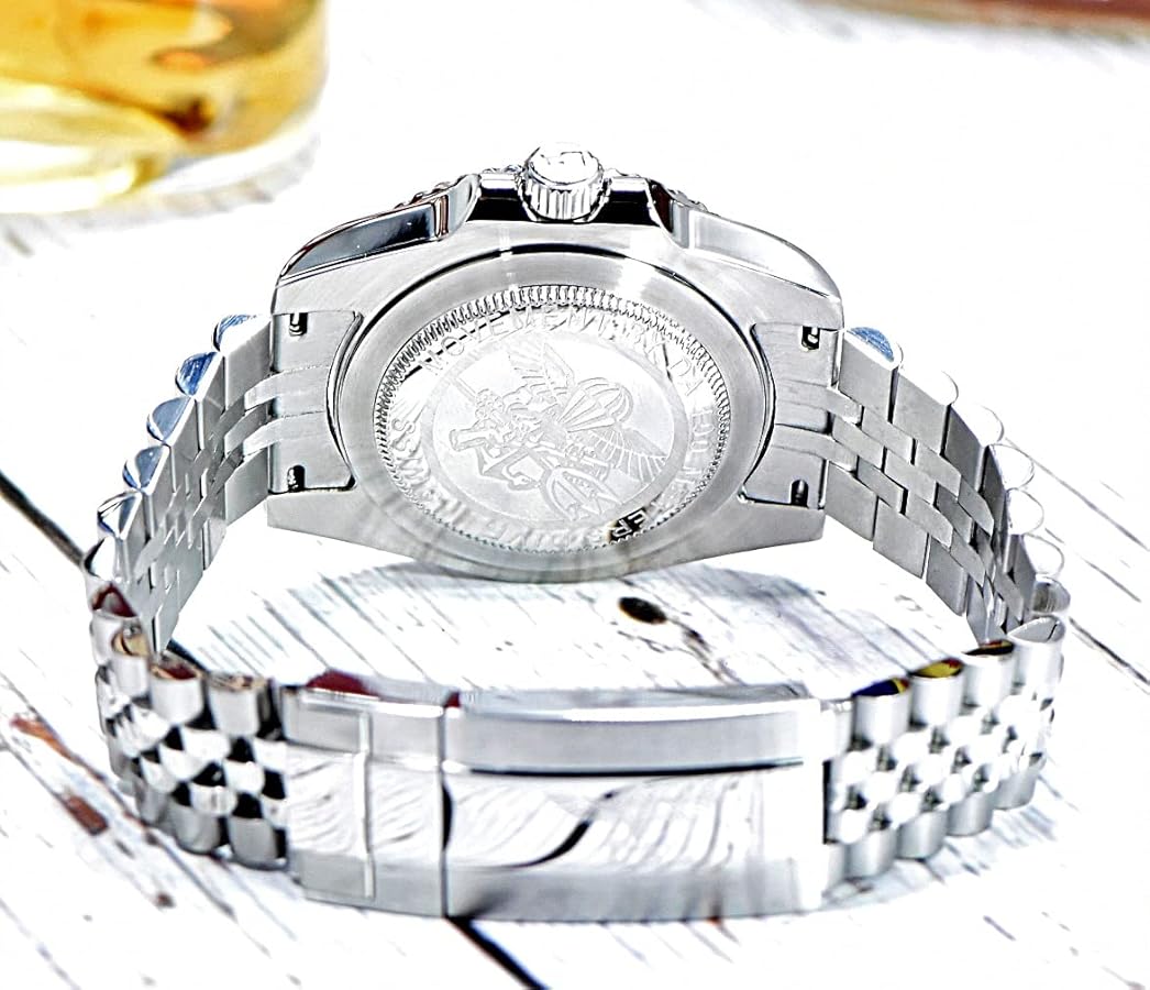 Amazon | TIME WARRIOR TW GMT 腕時計 男性用 スイス ロンダ 505